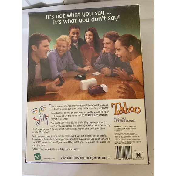 Vintage SEALED Taboo Game From 2000‎ - Picture 6 of 6